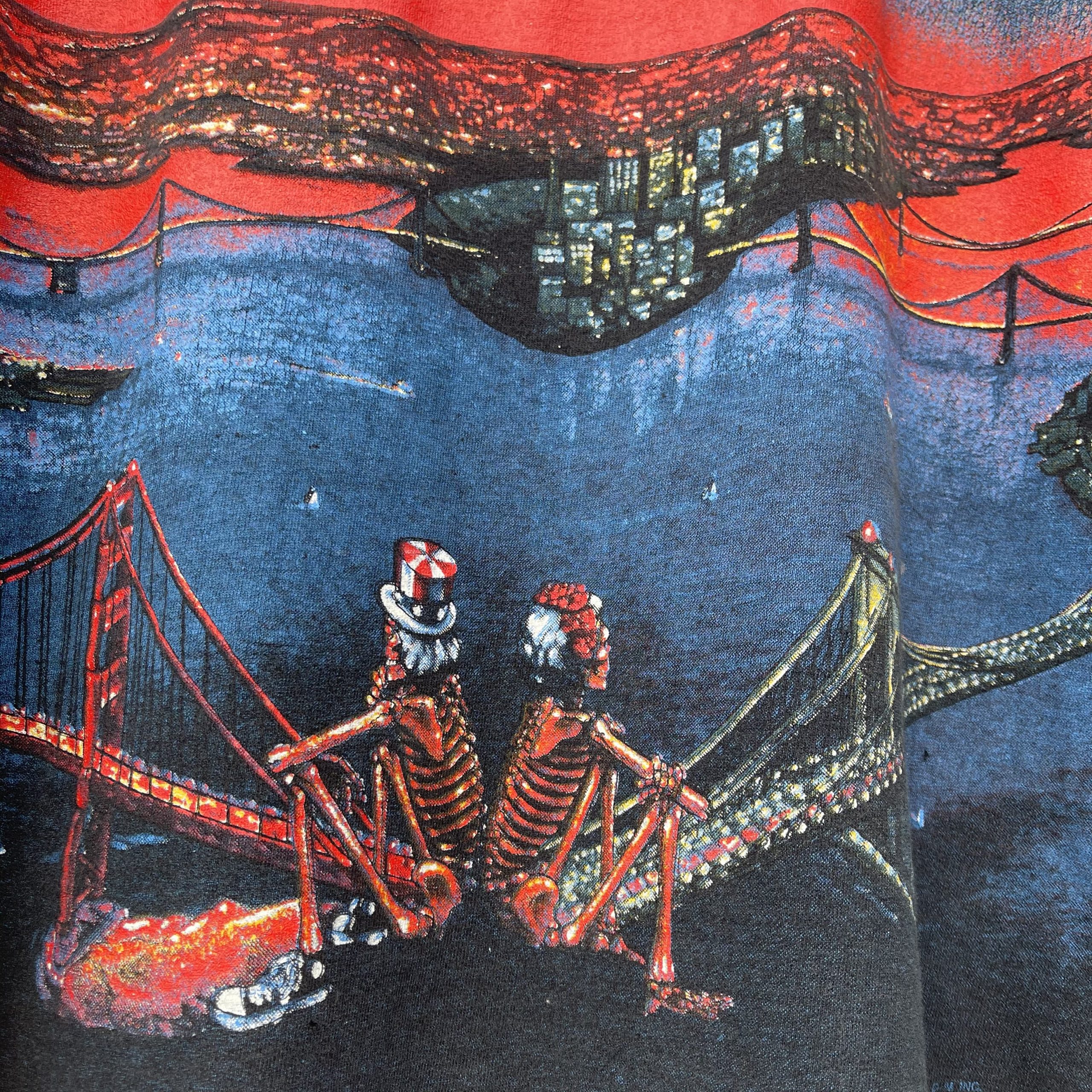 1990 Grateful Dead SF - NYC Sunset AOP (Large) - BIDSTITCH