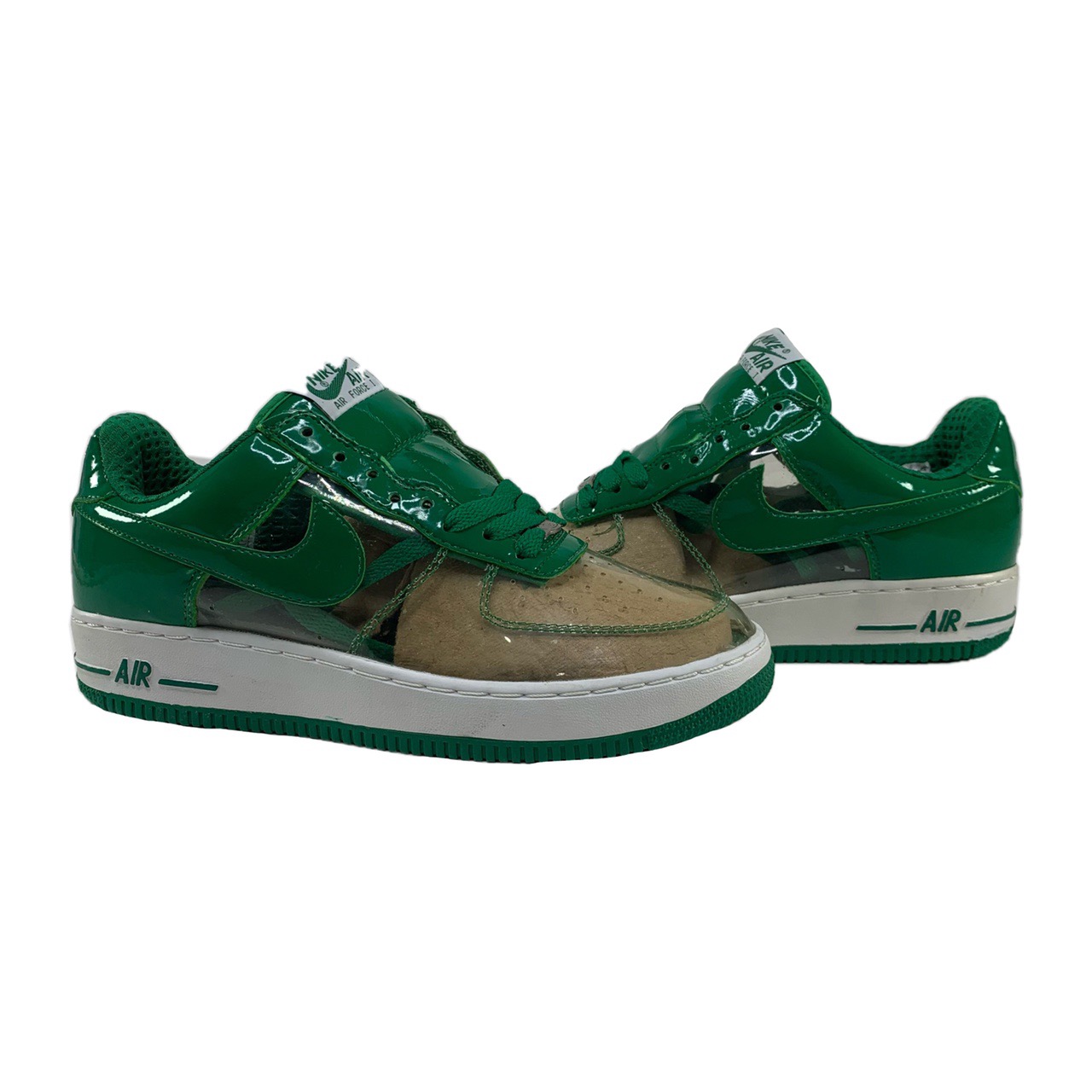 Vintage 2006 nike Air Force one clear pack - BIDSTITCH