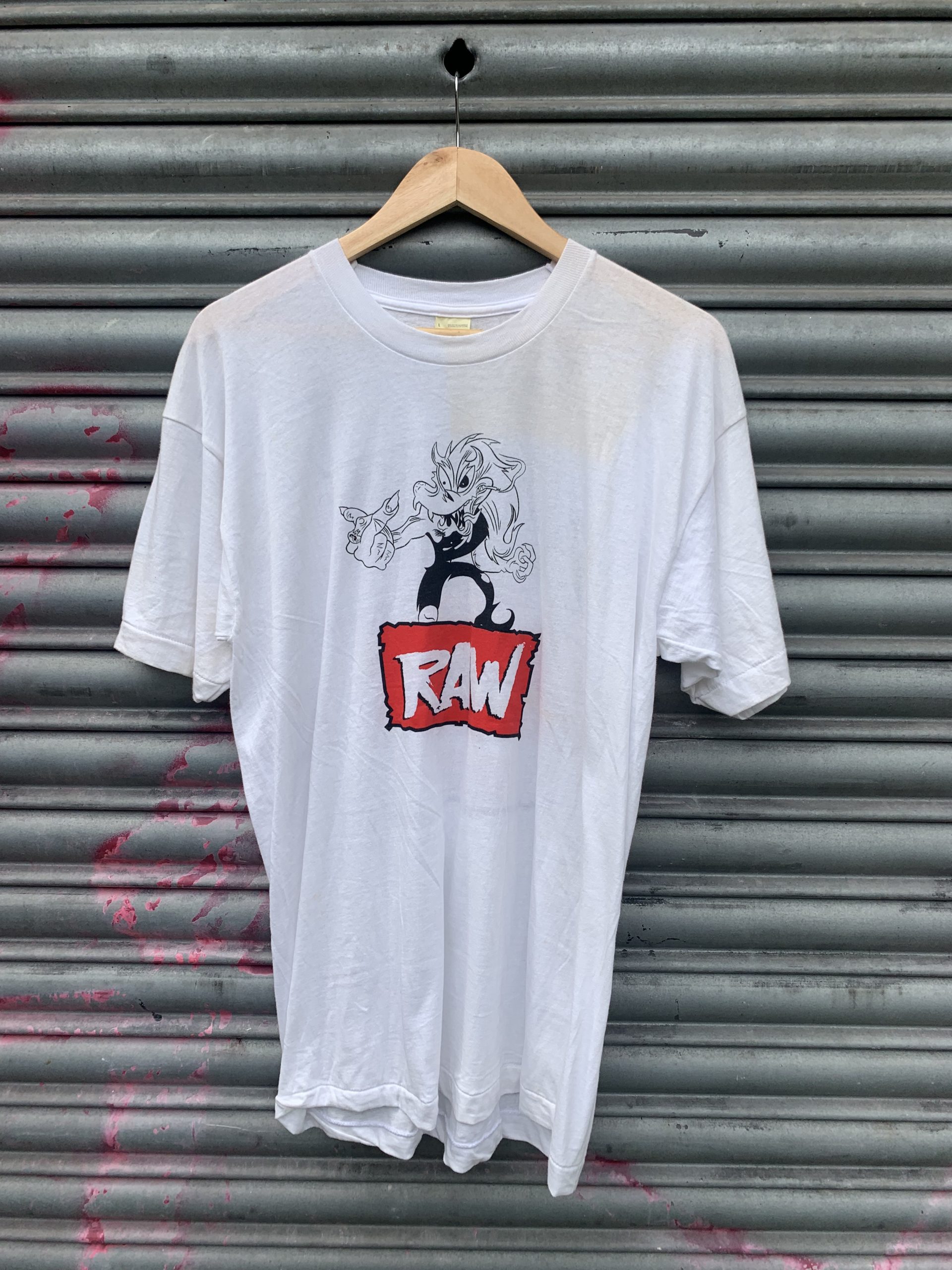 1980s Raw Music Magazine Promo T-shirt Savage Pencil // Sav X 
