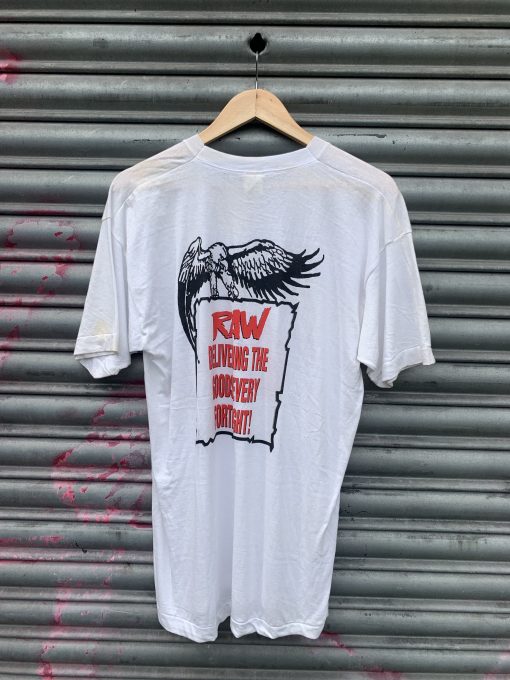 1980s Raw Music Magazine Promo T-shirt Savage Pencil // Sav X 