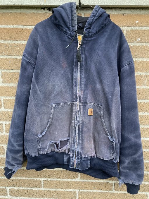 distressed carhartt jacket