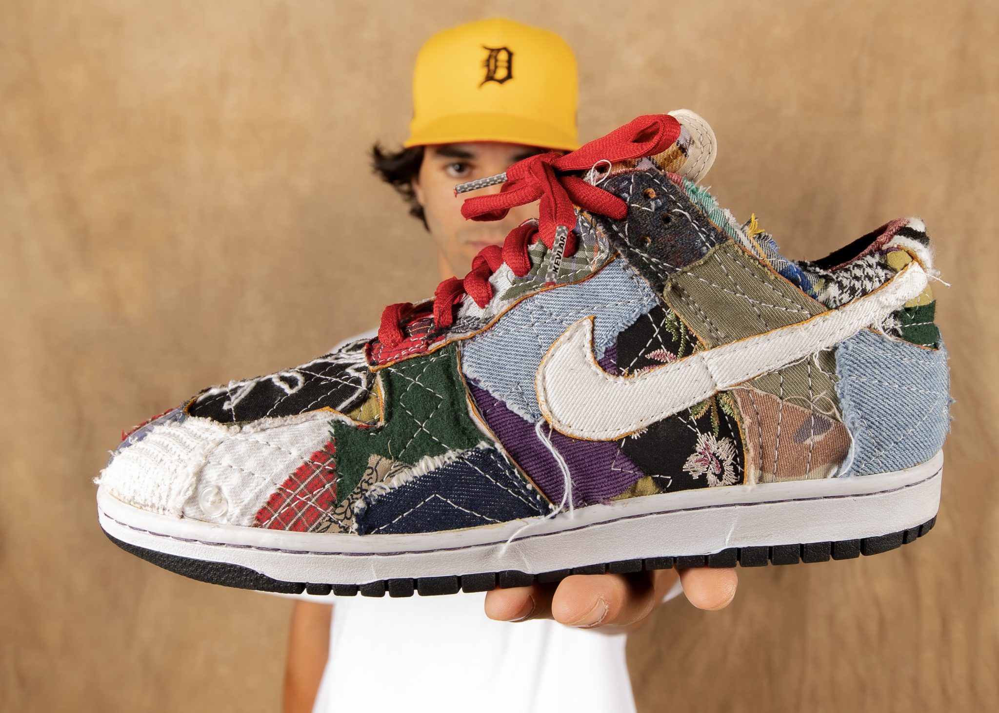 A Pair of Nike SB’s Made From the Goodwill Bins BIDSTITCH